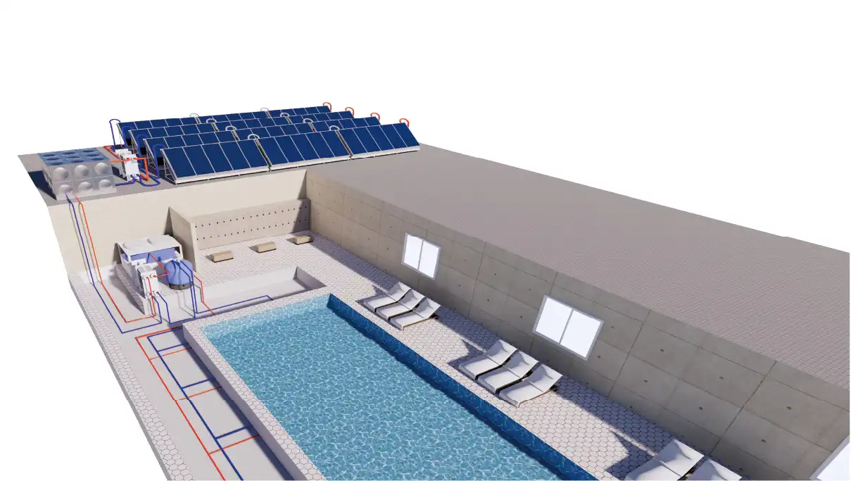Solar Pool Heating System