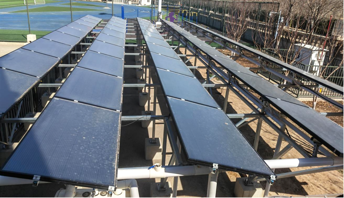 Tianjin School TPV Pro heat pump coupled heating project